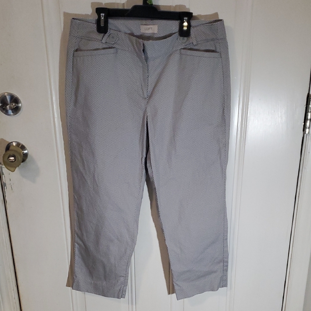 Gray Cropped Pants
